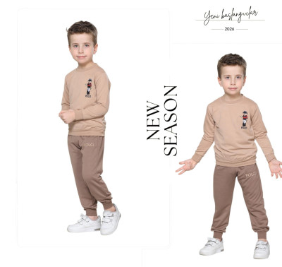 3-4-5-6 YAŞ BEAR  BASKILI İKİLİ TAKIM