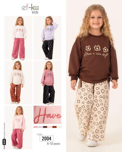 5-12 YAŞ PAPATYA PANTALON 2 Lİ TAKIM